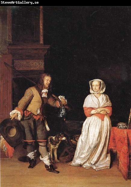 Gabriel Metsu A Lady and a Cavalier